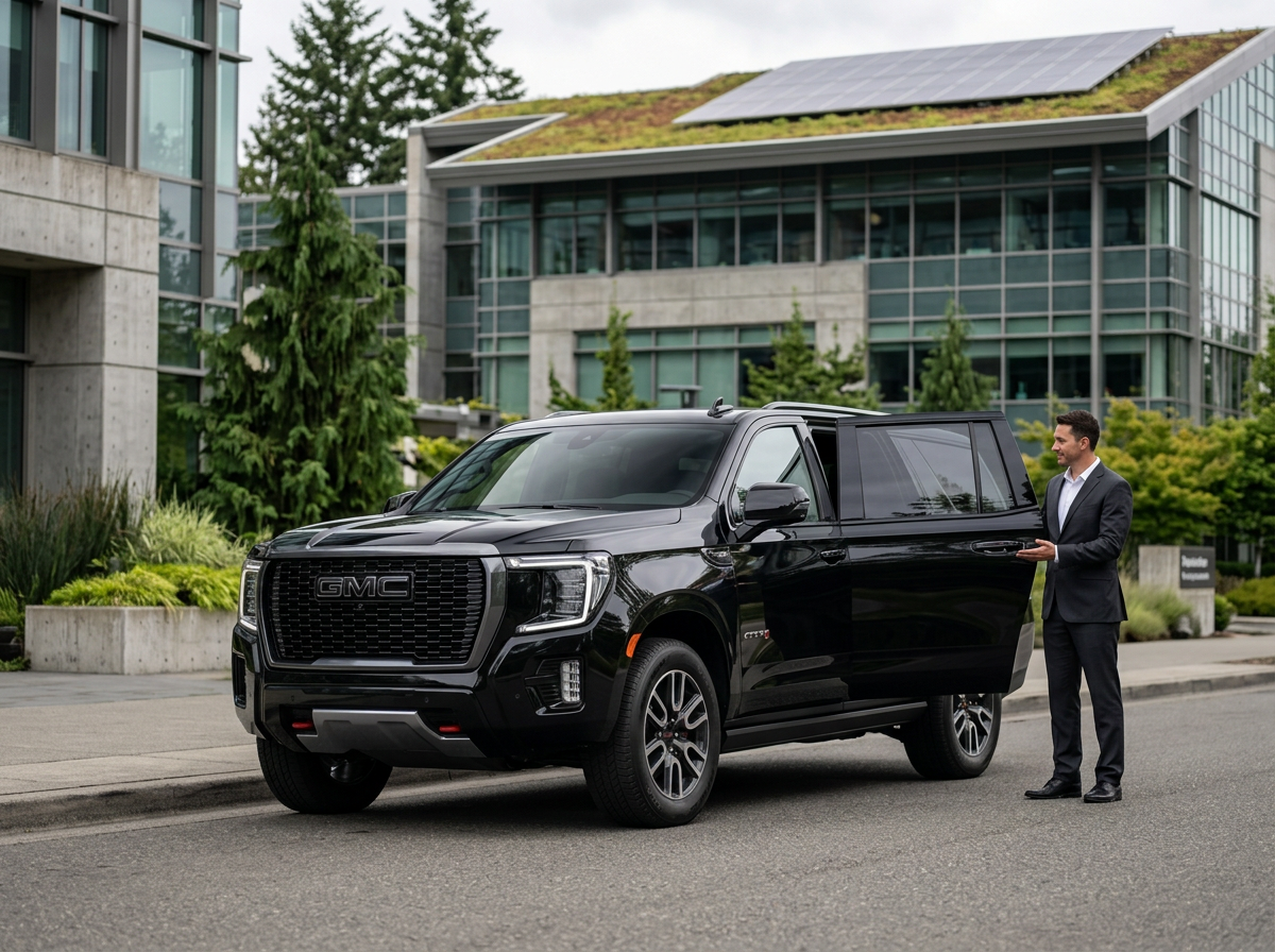 Redmond to SeaTac Airport transportation — Lal Limo black car service Microsoft Campus Overlake