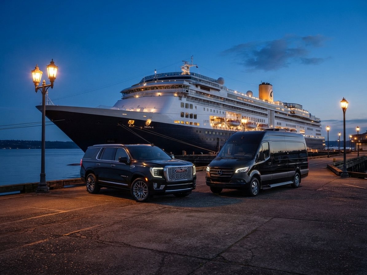 Holland America Seattle pier transportation — Lal Limo private car service Pier 91 Smith Cove