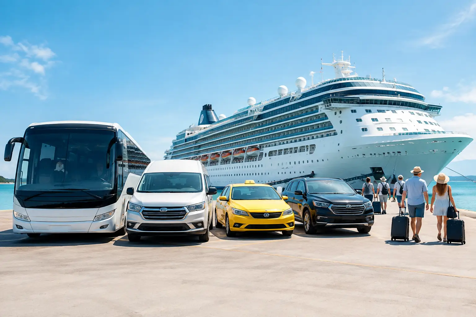 Cruise Transport Comparison for Port Day